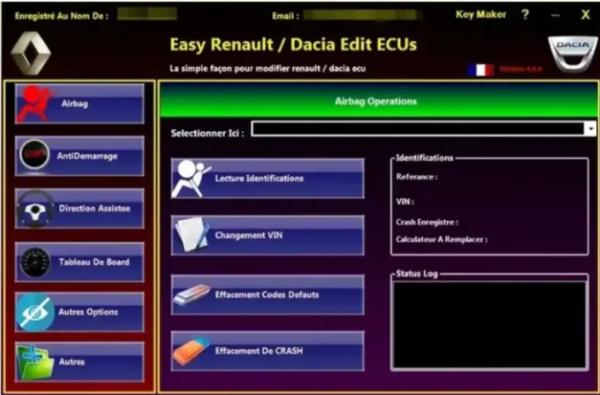 Easy Renault 6.14 Complet – Diagnostic, Codage & Programmation Renault