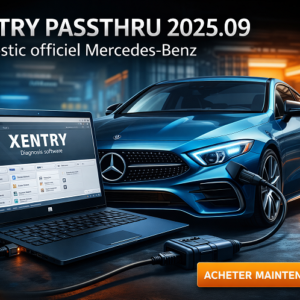 Xentry PassThru 2025.09 Complet – Diagnostic, Codage & Fonctions Atelier Mercedes-Benz