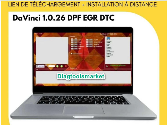 DaVinci 1.0.26 Complet – Solution DPF Off, EGR Off & Suppression Défauts ECU