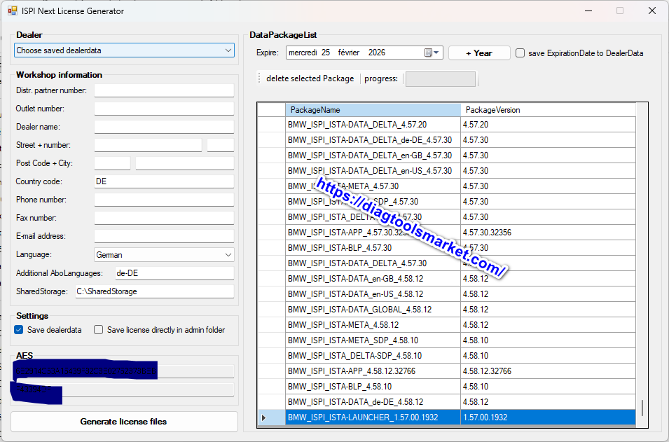 ISPI Next générateur de licence pour ISTA+ 4.58.10 – Image 2