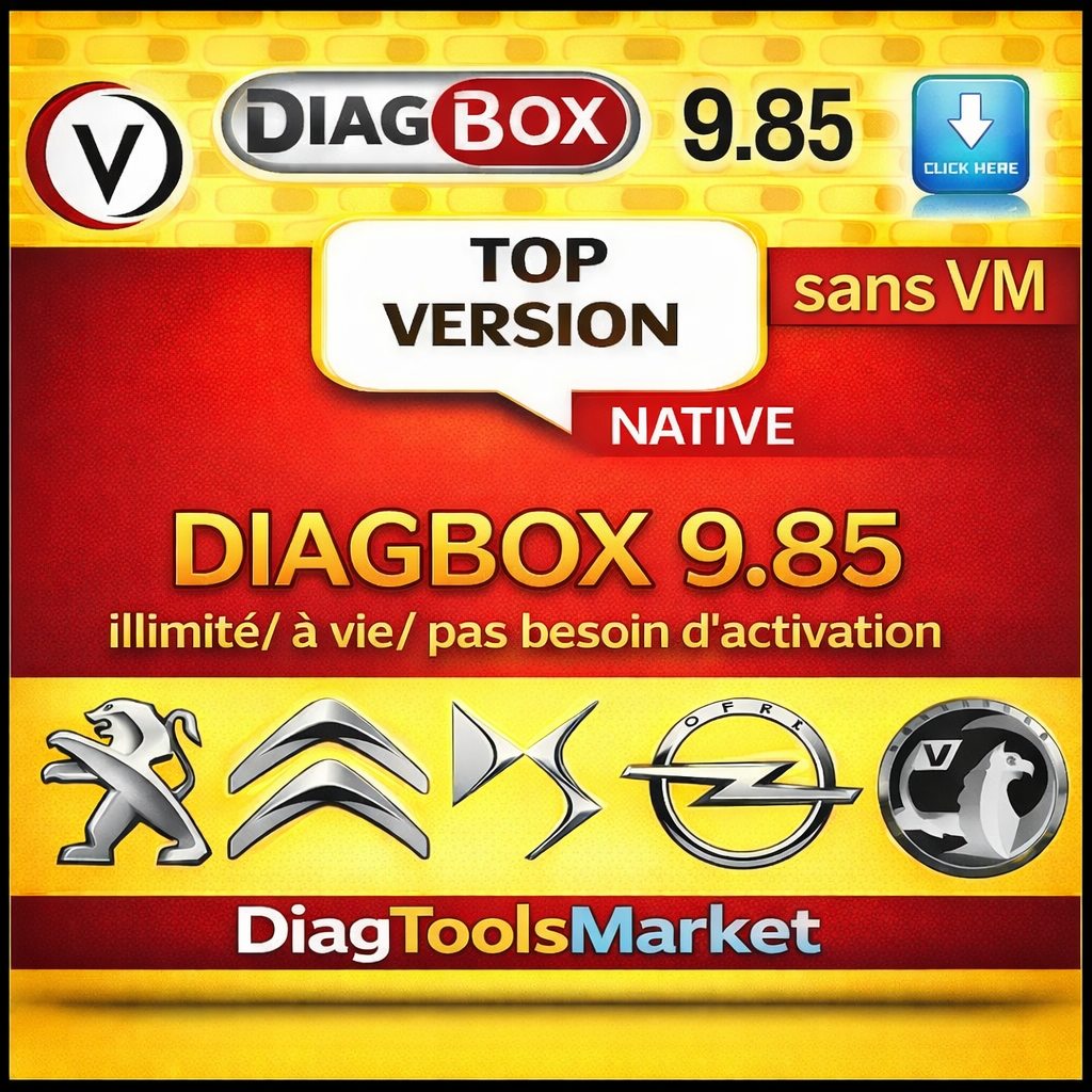 Diagbox 9.85 Complet – Outil Diagnostic Automobile Peugeot Citroën DS Opel (Offline) – Image 2