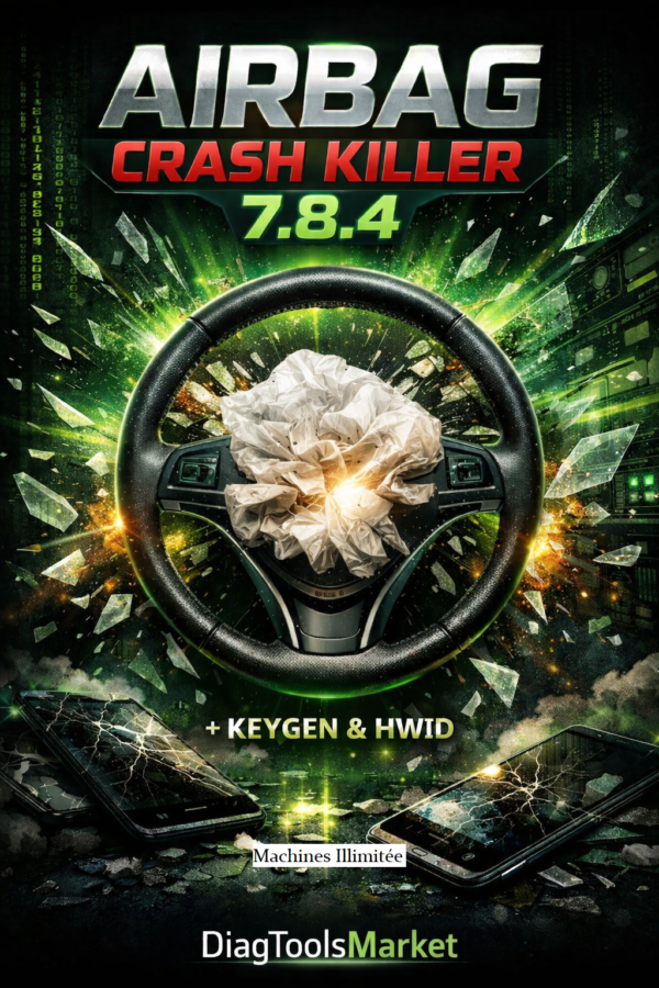 Airbag Crash Killer 7.8.4 Complet – Réparation Module Airbag & Reset Crash Data