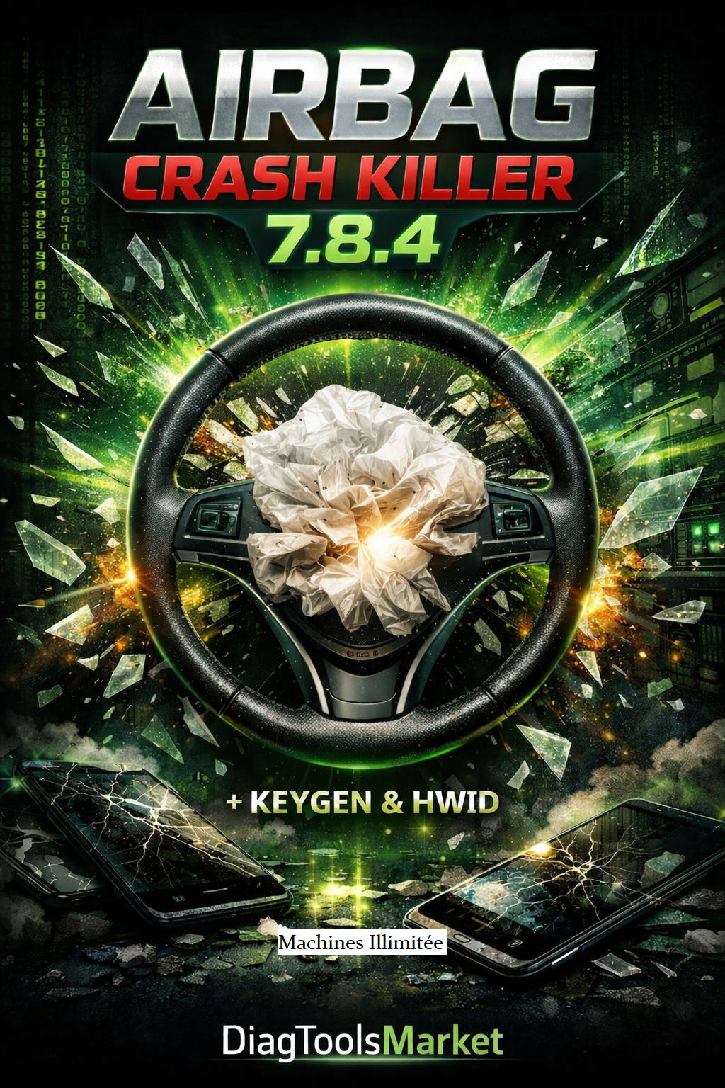 Airbag Crash Killer 7.8.4 Complet – Réparation Module Airbag & Reset Crash Data