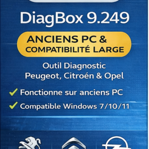 Diagbox 9.249 Complet – Outil Diagnostic Automobile Peugeot Citroën DS Opel (Offline)