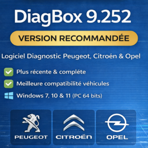 DiagBox 9.252 – Logiciel de diagnostic PSA (Peugeot, Citroën, DS, Opel)