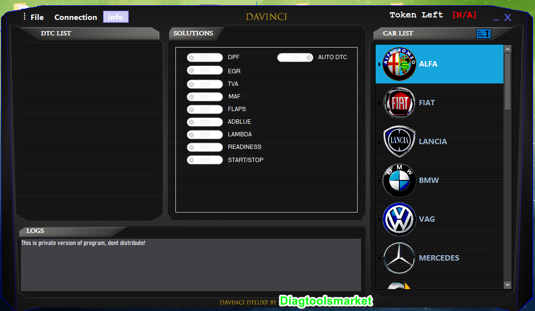 DaVinci Deluxe 10.35 – Logiciel Reprogrammation ECU DPF EGR AdBlue OFF+ Stage 1 – Image 2