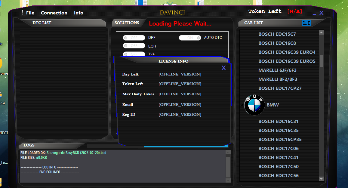 DaVinci Deluxe 10.35 – Logiciel Reprogrammation ECU DPF EGR AdBlue OFF+ Stage 1 – Image 5
