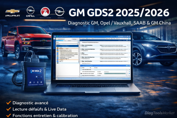 GM GDS2 2025/2026 – Diagnostic GM, Opel / Vauxhall, SAAB & GM China