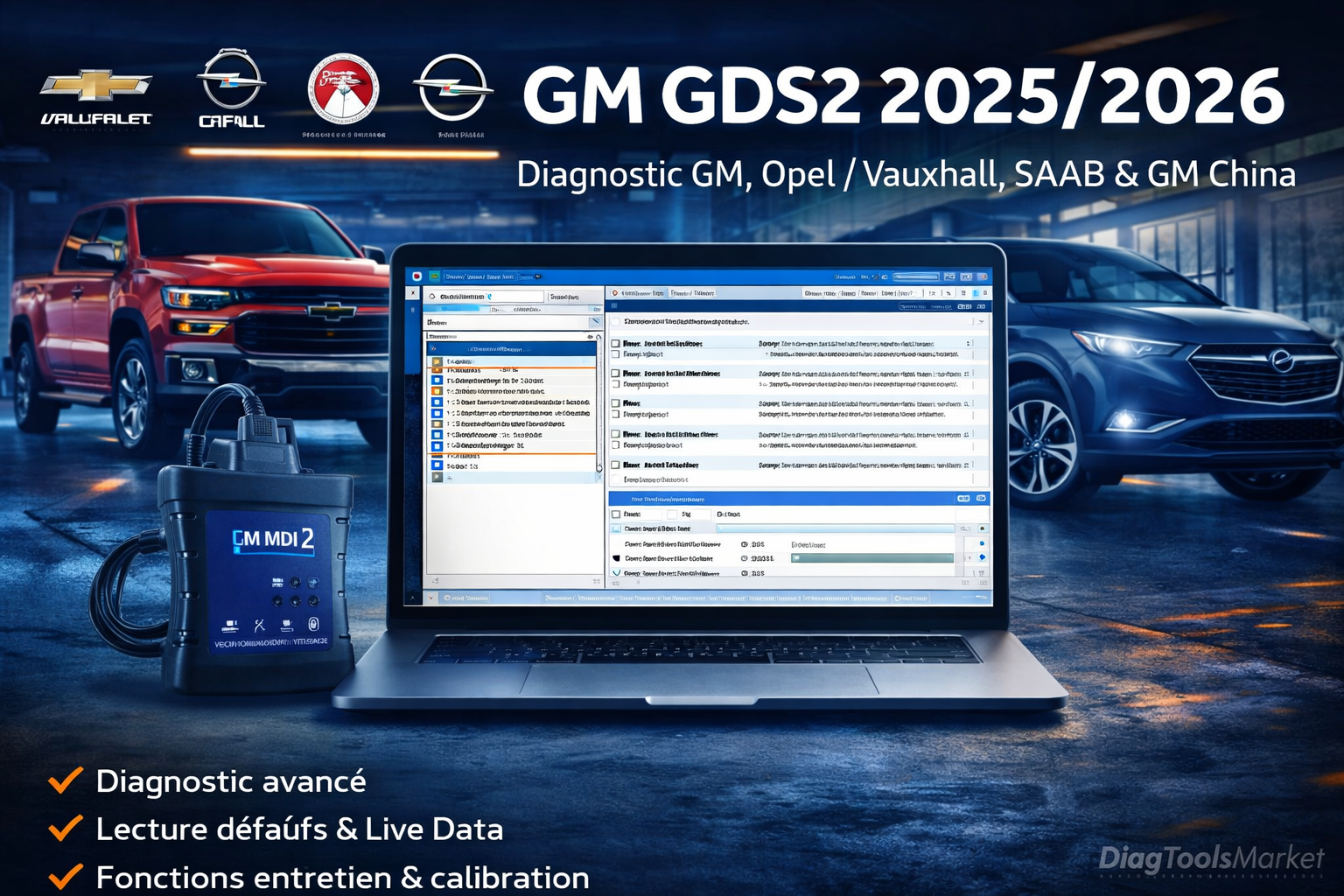 GM GDS2 2025/2026 – Diagnostic GM, Opel / Vauxhall, SAAB & GM China