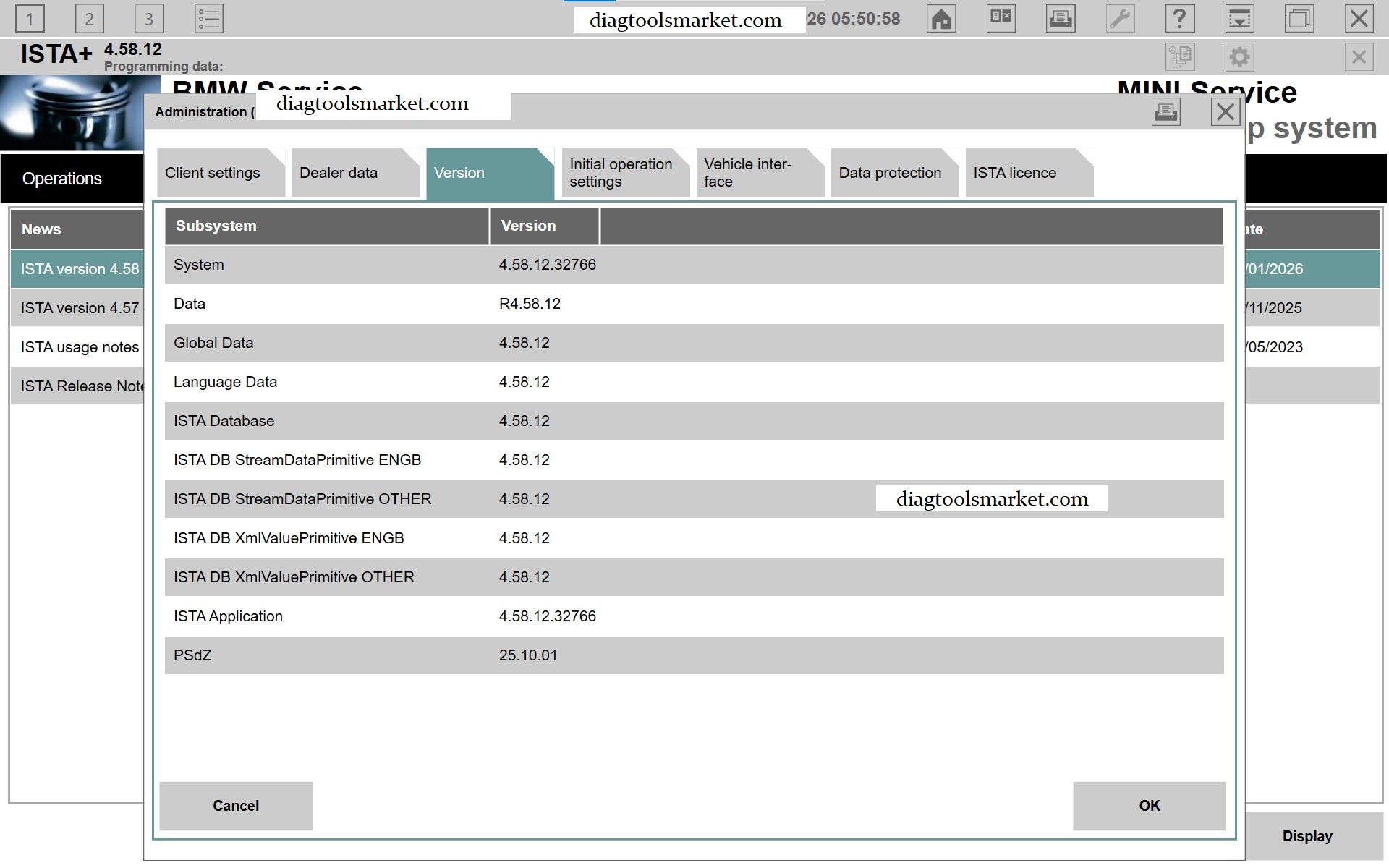 ISTA 4.58.15 Multilingue – Solution Diagnostic BMW, MINI & Rolls-Royce (Installation Simplifiée) – Image 2