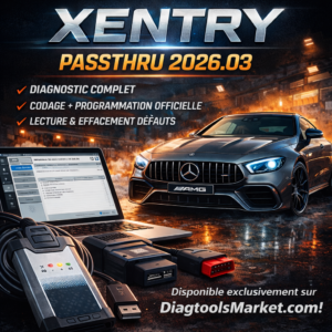XENTRY Passthru 2026.03 – Diagnostic Mercedes-Benz Smart | Codage, Programmation & Passthru J2534