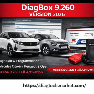 DiagBox 9.260 – Logiciel de Diagnostic Avancé pour PSA Peugeot / Citroën/Opel