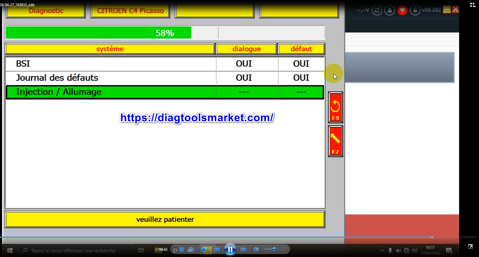 Diagbox 9.262 (2026) – Logiciel Diagnostic Peugeot Citroën DS Opel – Version Offline – Image 6