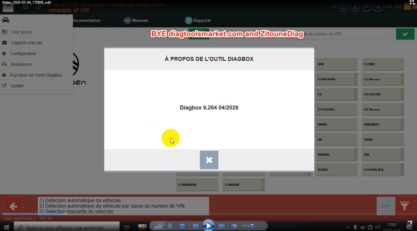 Logiciel Diagbox 9.264 Original Offline – Diagnostic Complet Peugeot Citroën DS Facile à Installer – Image 3