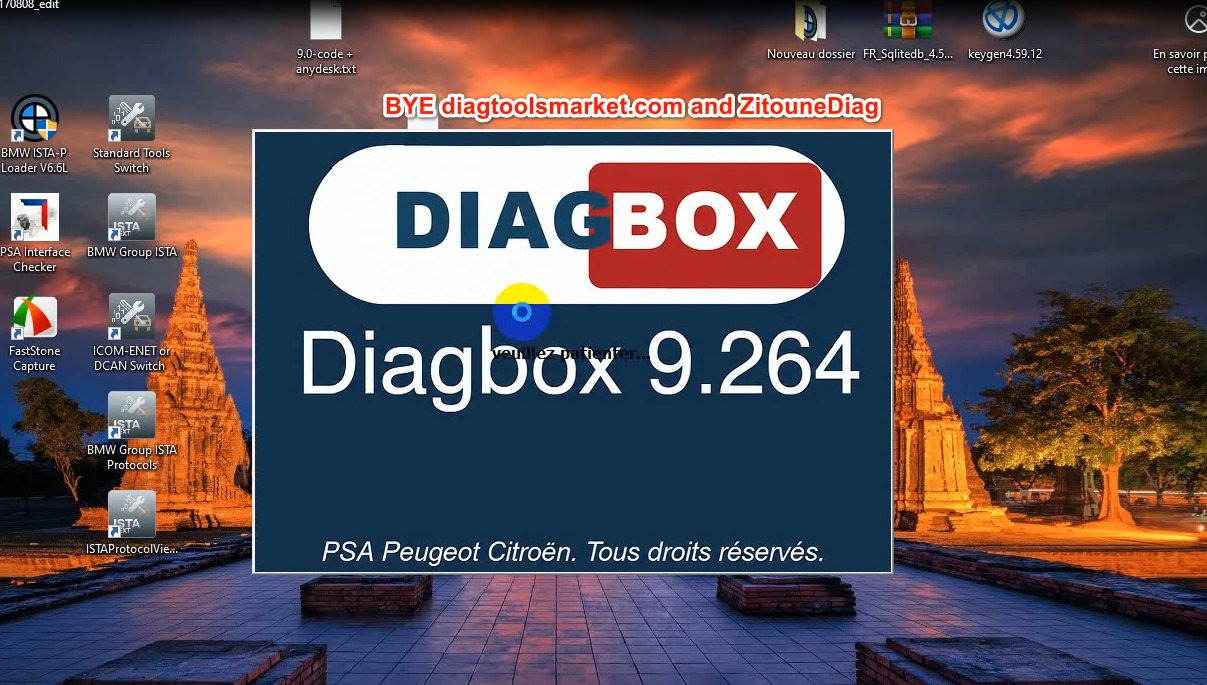 Logiciel Diagbox 9.264 Original Offline – Diagnostic Complet Peugeot Citroën DS Facile à Installer – Image 2