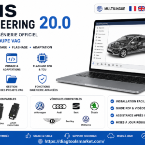 ODIS Engineering 20.0 Multilingue – Diagnostic, Codage et Flashage VAG