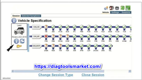 JLR SDD 169 Full Fonctions – Diagnostic Jaguar Land Rover – Image 3