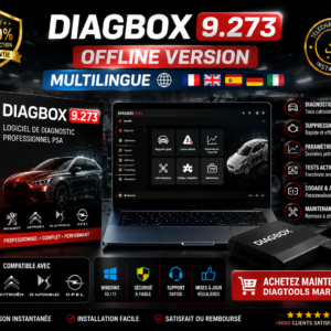 DiagBox 9.273 Offline Multilingue - Diagnostic Peugeot Citroën DS Opel