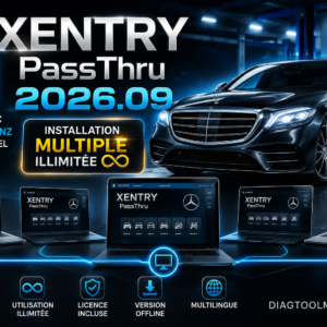 XENTRY PassThru 2026.09 Offline – Diagnostic Mercedes-Benz Professionnel